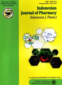 Indonesian Journal Of Pharmacy  (Indonesian J. Pharm.)
Vol. 30 No. 3 July – September 2019