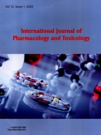 International Journal of Pharmacology and Toxicology Volume 12 Issue 1 2022
