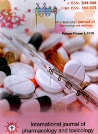 International Journal of Pharmacology and Toxicology Volume 9 Issue 1 2019