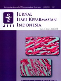 JIFI Indonesian Journal of Pharmaceutical Sciences (Jurnal Ilmu Kefarmasian Indonesia)
Volume 16. Nomor 2. Oktober 2018