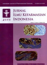 JIFI Indonesian Journal of Pharmaceutical Sciences (Jurnal Ilmu Kefarmasian Indonesia)
Volume 17. Nomor 2. Oktober 2019
