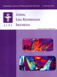JIFI Indonesian Journal of Pharmaceutical Sciences (Jurnal Ilmu Kefarmasian Indonesia)
Volume 18. Nomor 2. Oktober 2020