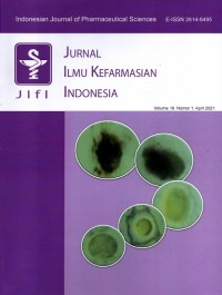 JIFI Indonesian Journal of Pharmaceutical Sciences (Jurnal Ilmu Kefarmasian Indonesia)
Volume 19. Nomor 1. April 2021