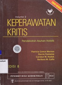 Keperawatan Kritis : Panduan asuhan holistik Volume 2 Edisi 8