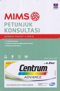 MIMS Petunjuk Konsultasi Indonesia 2016/2017 ed. 16