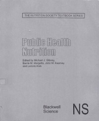The Nutrion Suciety Textbook Series Public Health Nutrition