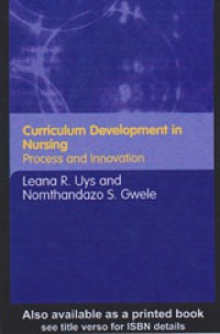 Curriculum Development In Nursing Process And Innovation