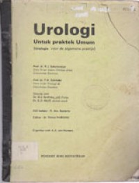 Urologi: Untuk Praktek Umum (Urologi Voor De Algemene Praktjik)