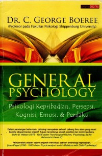 General Psychology Psikologi Kepribadian, Persepsi, Kognisi, Emosi, & Perilaku