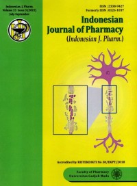 Indonesian Journal Of Pharmacy  (Indonesian J. Pharm.)
Vol. 33 No. 3 July – September 2022