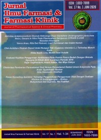 Jurnal Ilmu Farmasi & Farmasi Klinik  (Journal of Pharmaceutical Science & Clinical Pharmacy) Vol. 17 No. 1 Juni 2020