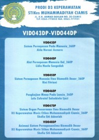 Video Pembelajaran Prodi D-III Keperawatan STIkes Muhammadiyah Ciamis 043-048