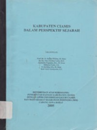 Kabupaten Ciamis Dalam Perspektif Sejarah