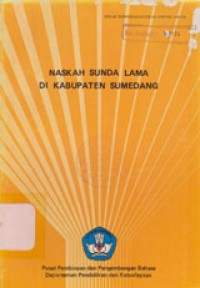Naskah Sunda Lama Di Kabupaten Sumedang