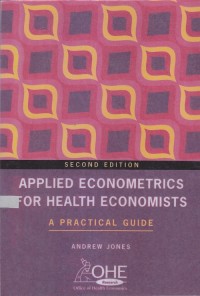 Image of Applied Econometrics For Health Economists
