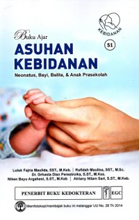 Image of Buku Ajar Asuhan Kebidanan Neonatus, Bayi, Balita dan Anak Prasekolah