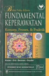 Image of Buku Saku Klinis Fundamental Keperawatan Konsep, Proses, & Praktik