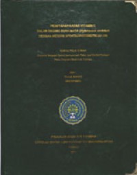 Image of Penetapan Kadar Vitamin C Dalam Daging Buah Naga (Hylocereus Undatus)Dengan Metode Spektrofotometri UV-VIS