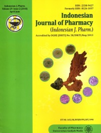 Image of Indonesian Journal Of Pharmacy  (Indonesian J. Pharm.)
Vol. 29 No. 2 April – Juni  2018