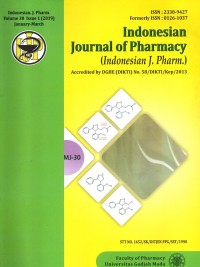 Image of Indonesian Journal Of Pharmacy  (Indonesian J. Pharm.)
Vol. 30 No. 1 Januari – Maret 2019