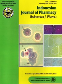 Indonesian Journal Of Pharmacy  (Indonesian J. Pharm.)
Vol. 30 No. 4 October -  December 2019