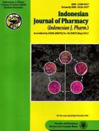 Indonesian Journal Of Pharmacy  (Indonesian J. Pharm.)
Vol. 31 No. 4 October -  December 2020