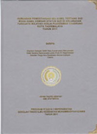 Image of Hubungan Pengetahuan Ibu Hamil Tentang Gizi Masa Ham il dengan Status Gizi Di Kelurahan Tugujaya Wilayah Kerja Puskesmas Cihideung Kota Tasikmalaya Tahun 2011