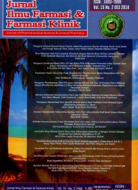 Image of Jurnal Ilmu Farmasi & Farmasi Klinik  (Journal of Pharmaceutical Science & Clinical Pharmacy) Vol. 15 No. 2 Desember 2018