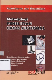 Kedokteran dan Kesehatan Metodologi Penelitian Cross Sectional