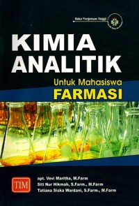 Image of Kimia Analitik untuk Mahasiswa Farmasi