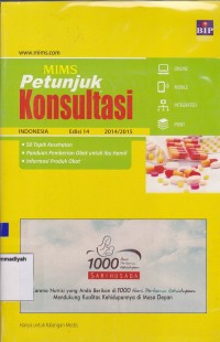 Image of MIMS Petunjuk Konsultasi Indonesia Edisi 14 2014/2015