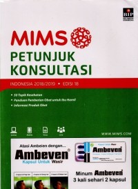 Image of Mims Petunjuk Konsultasi Edisi 18 Tahun 2018/2019