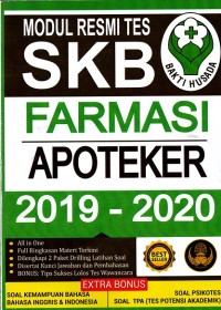 Image of Modul Resmi Tes SKB Farmasi Apotek 2019 - 2020