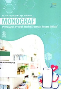 Image of Monograf Pemasaran Produk Herbal Farmasi Secara Efektif