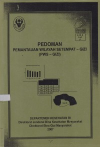Image of Pedoman Pemantauan Wilayah Setempat - Gizi (PWS-GIZI)