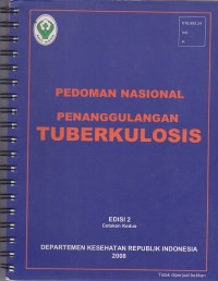 Image of Pedoman Nasional Penanggulangan Tuberkulosis
