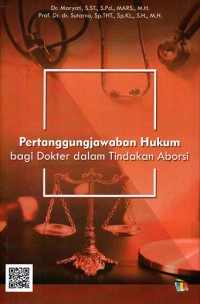 Image of Pertanggungjawaban Hukum Bagi Dokter Dalam Tindakan Aborsi