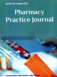 Image of Pharmacy Practice Vol. 16 No. 3 July - September 2018