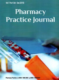 Image of Pharmacy Practice Vol. 17 No. 4 October - December 2019