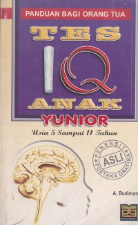Image of Panduan Bagi Orang Tua TES IQ Anak Yunior Usia 5 Sampai 11 Tahun