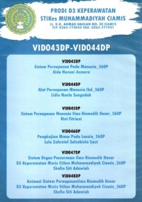 Image of Video Pembelajaran Prodi D-III Keperawatan STIkes Muhammadiyah Ciamis 043-048