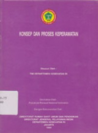 Image of Konsep Dan Proses Keperawatan