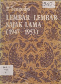 Image of Lembar-Lembar Sajak Lama (1947-1953)