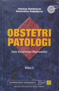 Image of Ilmu Kesehatan Reproduksi: Obstetri Patologi