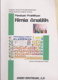 Panduan Praktikum Kimia Analitik