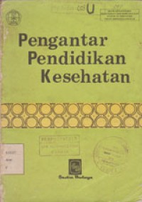 Image of Pengantar Pendidikan Kesehatan