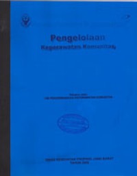 Pengelolaan Keperawatan Komunitas