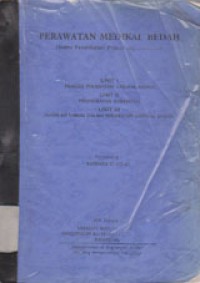 Image of Perawatan Medikal Bedah (Suatu Pendekatan Proses Keperawatan): Unit I, II, III