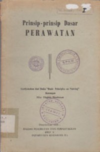 Image of Prinsip-Prinsip Dasar Perawatan