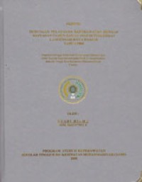 Image of Hubungan Pelayanan Keperawatan Dengan Kepuasan Pasien Rawat Inap Di Puskesmas Lengensari Kota Banjar Tahun 2008
